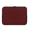 Halloween Vampire Lips Pattern Print Laptop Sleeve