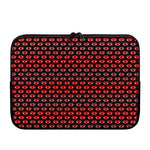 Halloween Vampire Lips Pattern Print Laptop Sleeve