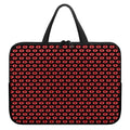 Halloween Vampire Lips Pattern Print Laptop Sleeve With Handle