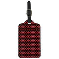 Halloween Vampire Lips Pattern Print Luggage Tag