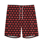 Halloween Vampire Lips Pattern Print Men's Sports Shorts