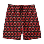 Halloween Vampire Lips Pattern Print Men's Swim Trunks