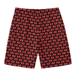 Halloween Vampire Lips Pattern Print Men's Swim Trunks