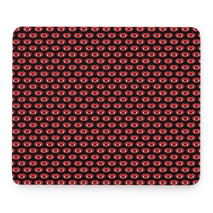 Halloween Vampire Lips Pattern Print Mouse Pad