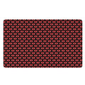 Halloween Vampire Lips Pattern Print Polyester Doormat