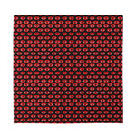 Halloween Vampire Lips Pattern Print Silk Bandana