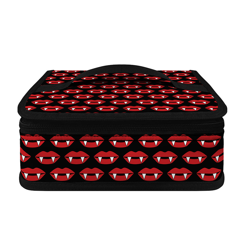 Halloween Vampire Lips Pattern Print Small Lunch Bag