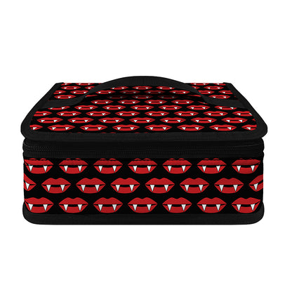 Halloween Vampire Lips Pattern Print Small Lunch Bag