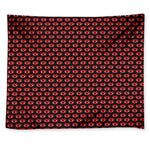 Halloween Vampire Lips Pattern Print Tapestry