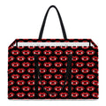 Halloween Vampire Lips Pattern Print Utility Tote Bag