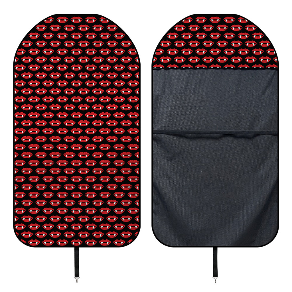 Halloween Vampire Lips Pattern Print Waterproof Car Seat Cover