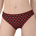 Halloween Vampire Lips Pattern Print Women's Panties