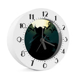 Halloween Vampire Silhouette Print Alarm Clock