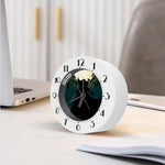 Halloween Vampire Silhouette Print Alarm Clock