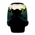 Halloween Vampire Silhouette Print Baby Seat Cover