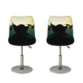 Halloween Vampire Silhouette Print Bar Stool Covers