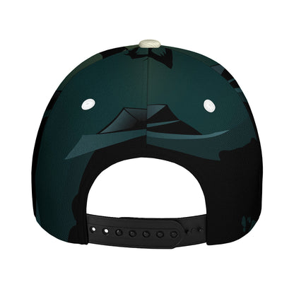 Halloween Vampire Silhouette Print Baseball Cap