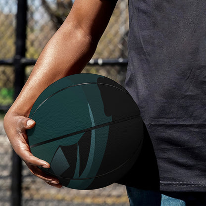 Halloween Vampire Silhouette Print Basketball