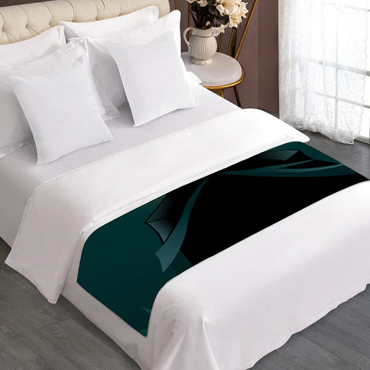 Halloween Vampire Silhouette Print Bed Runner