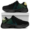 Halloween Vampire Silhouette Print Black Chunky Shoes