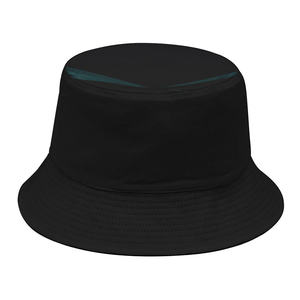 Halloween Vampire Silhouette Print Bucket Hat