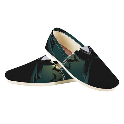 Halloween Vampire Silhouette Print Casual Shoes