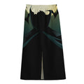 Halloween Vampire Silhouette Print Cotton Front Slit Maxi Skirt