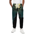 Halloween Vampire Silhouette Print Cotton Sweatpants