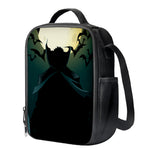 Halloween Vampire Silhouette Print Crossbody Lunch Bag