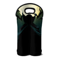 Halloween Vampire Silhouette Print Double Neoprene Wine Tote