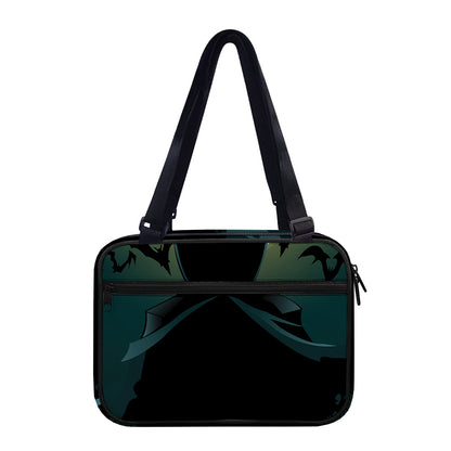 Halloween Vampire Silhouette Print Double Strap Bible Bag