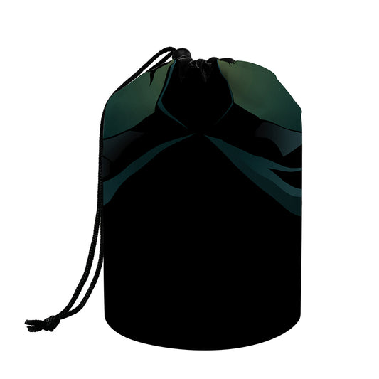 Halloween Vampire Silhouette Print Drawstring Makeup Bag