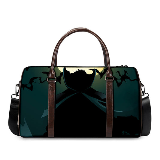 Halloween Vampire Silhouette Print Duffle Bag