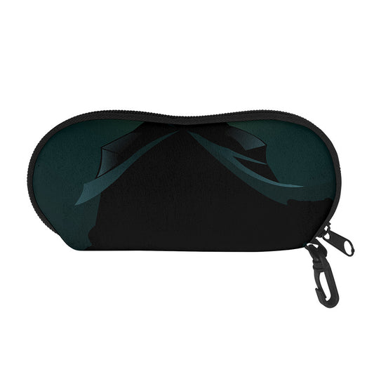 Halloween Vampire Silhouette Print Glasses Case