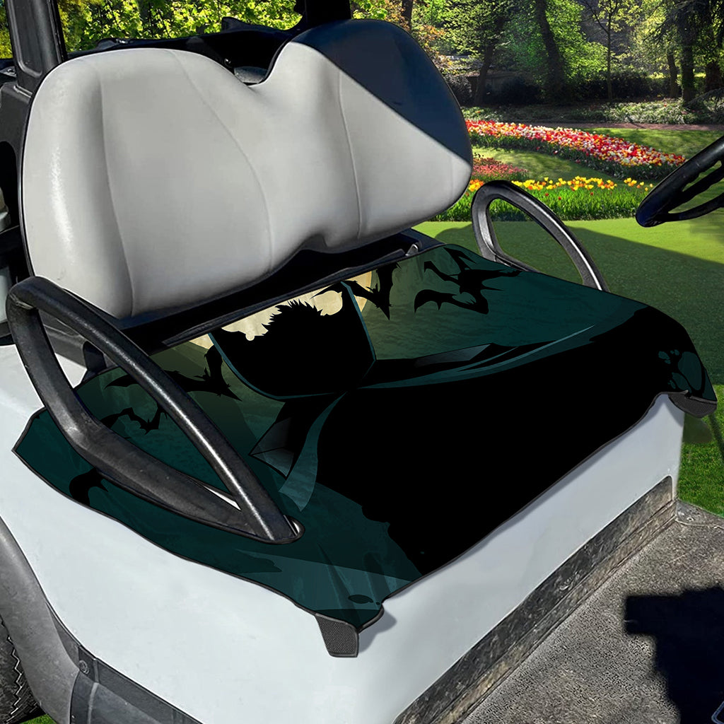 Halloween Vampire Silhouette Print Golf Cart Seat Cover