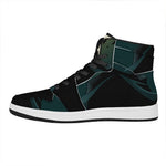 Halloween Vampire Silhouette Print High Top Leather Sneakers