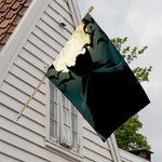 Halloween Vampire Silhouette Print House Flag
