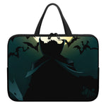 Halloween Vampire Silhouette Print Laptop Sleeve With Handle