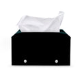 Halloween Vampire Silhouette Print Leather Tissue Box Cover