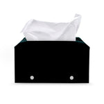 Halloween Vampire Silhouette Print Leather Tissue Box Cover