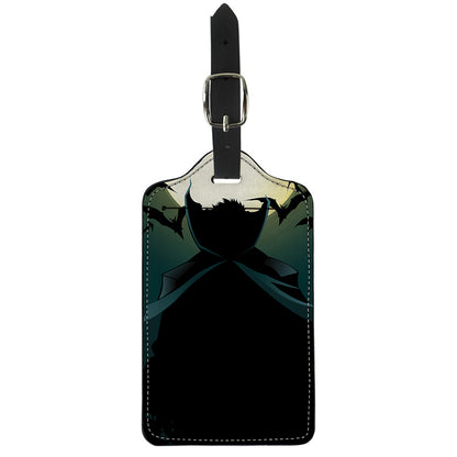Halloween Vampire Silhouette Print Luggage Tag