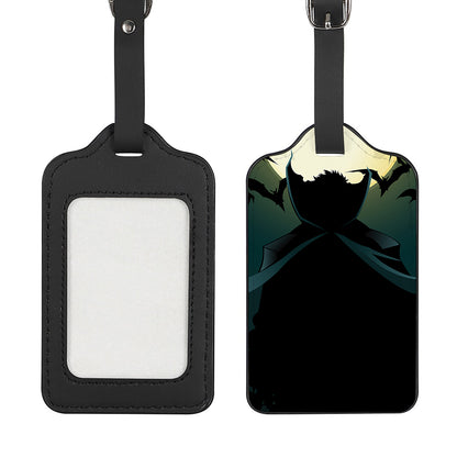 Halloween Vampire Silhouette Print Luggage Tag