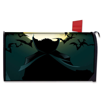 Halloween Vampire Silhouette Print Mailbox Cover