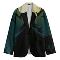 Halloween Vampire Silhouette Print Men's Blazer