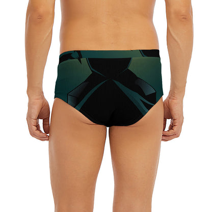 Halloween Vampire Silhouette Print Men's Briefs