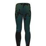 Halloween Vampire Silhouette Print Men's leggings