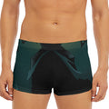Halloween Vampire Silhouette Print Men's Short Boxer Briefs