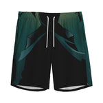 Halloween Vampire Silhouette Print Men's Sports Shorts