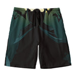 Halloween Vampire Silhouette Print Men's Swim Trunks