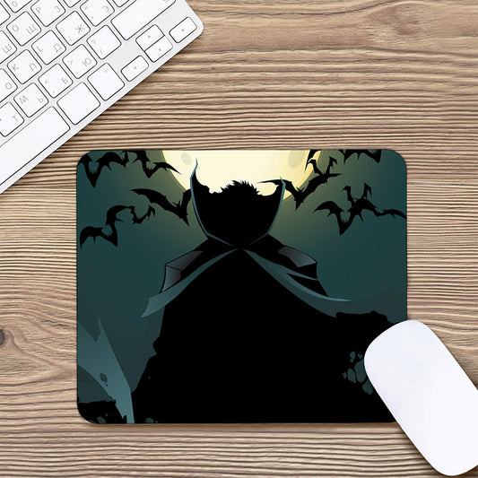Halloween Vampire Silhouette Print Mouse Pad